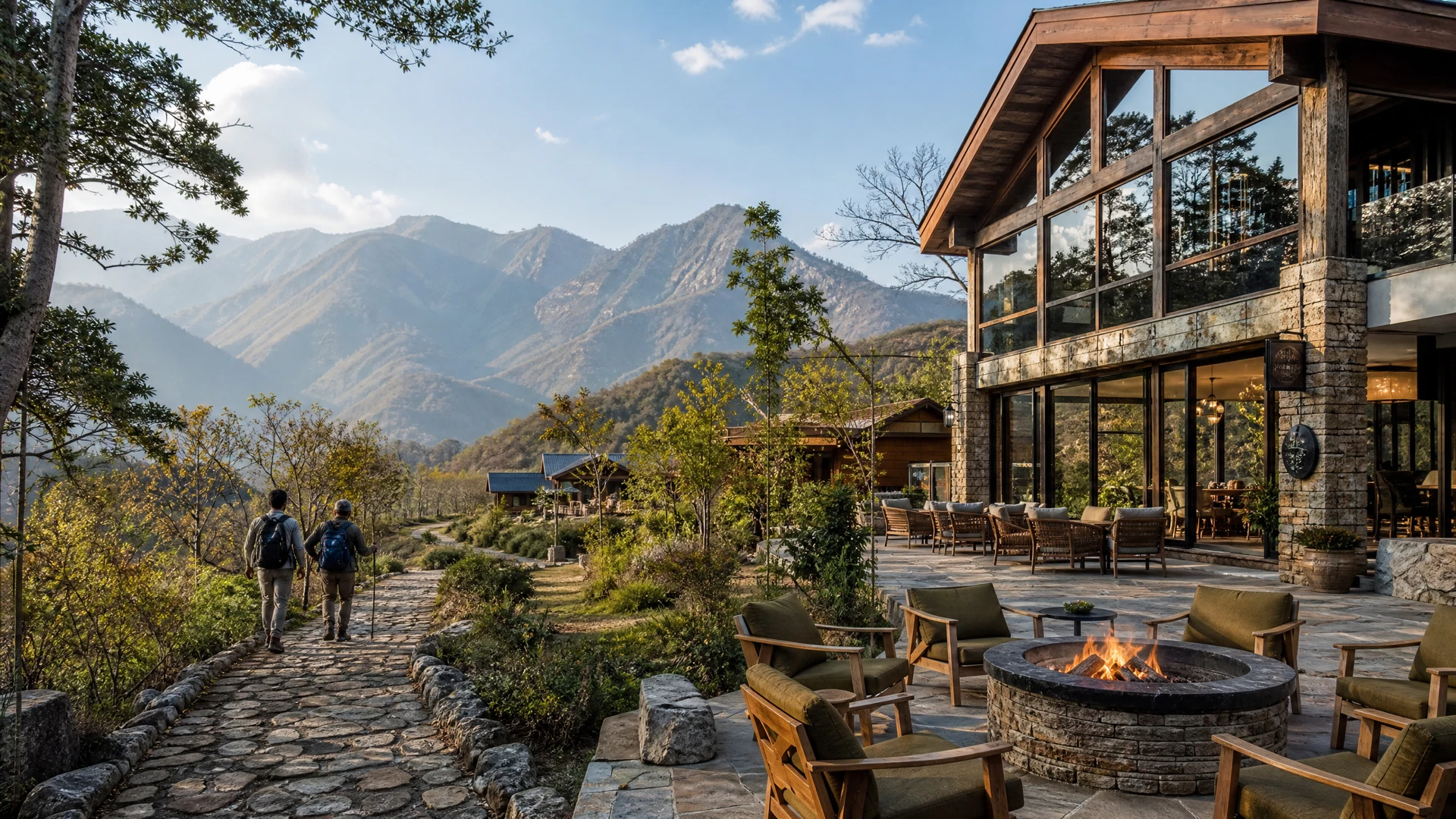 Adventure lodge near Jim Corbett